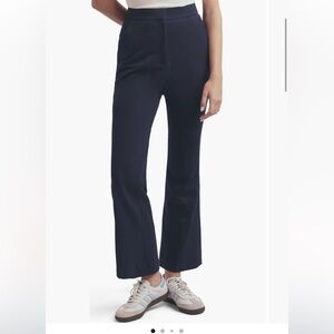 Favorite DaughterThe Phoebe Crop Flare Pants navy blue size 10 NWT